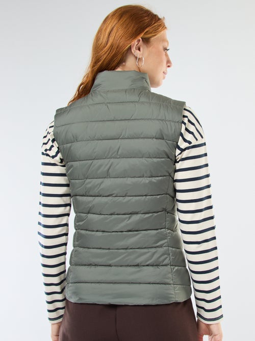 Casaco Acolchoado Sem Mangas Impermeável - Kiabi