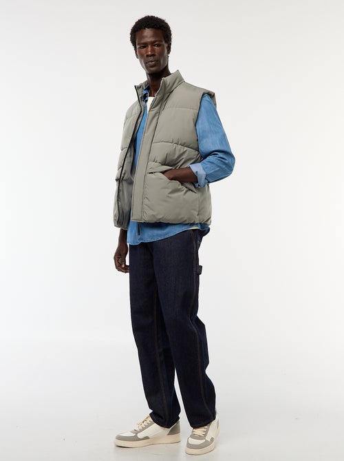 Casaco Acolchoado Sem Mangas Quente - Kiabi