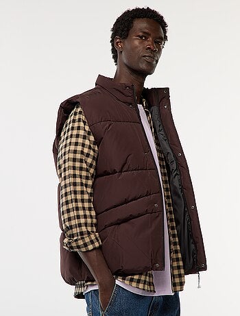 Casaco Acolchoado Sem Mangas Quente