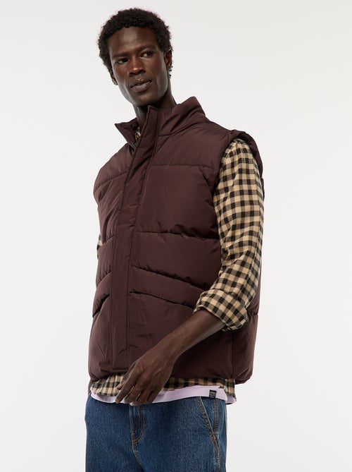 Casaco Acolchoado Sem Mangas Quente - Kiabi