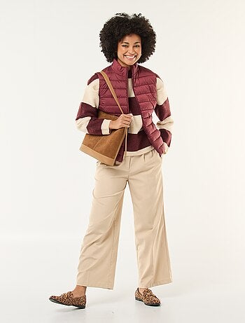 Casaco Acolchoado Sem Mangas Impermeável