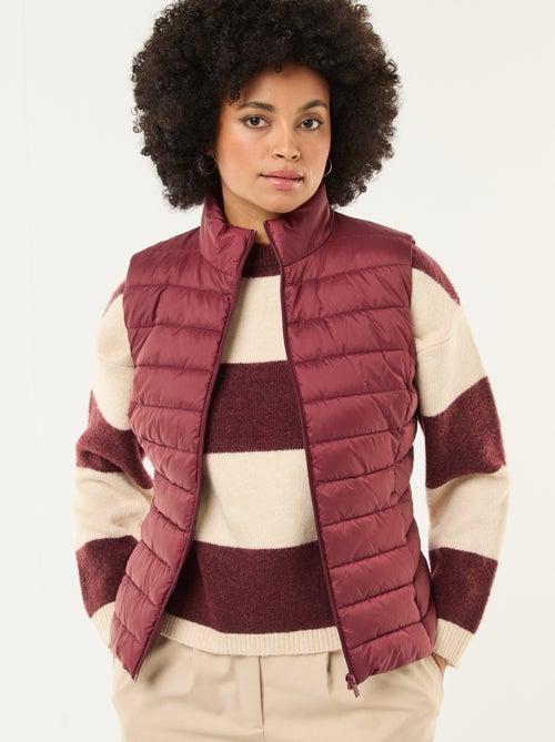 Casaco Acolchoado Sem Mangas Repelente à Água - Kiabi