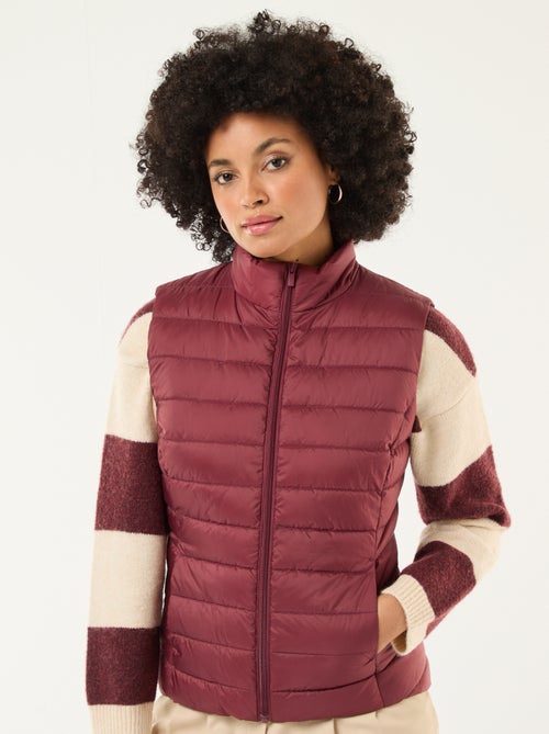 Casaco Acolchoado Sem Mangas Repelente à Água - Kiabi