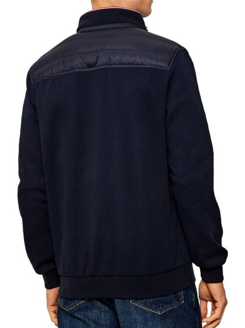 Casaco acolchoado tommy hilfiger para homem azul-marinho mix de materiais - Kiabi