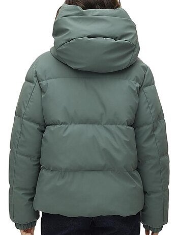 Casaco acolchoado verde feminino vero moda gretamia
