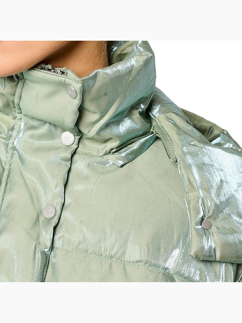 Casaco Acolchoado Verde Irisado Feminino Kaporal SAKI Verde - Kiabi