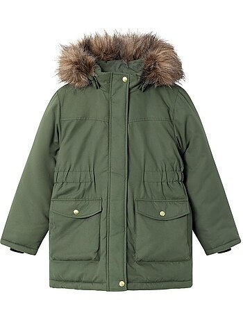 Casaco Acolchoado Preto para Menina Name It Master