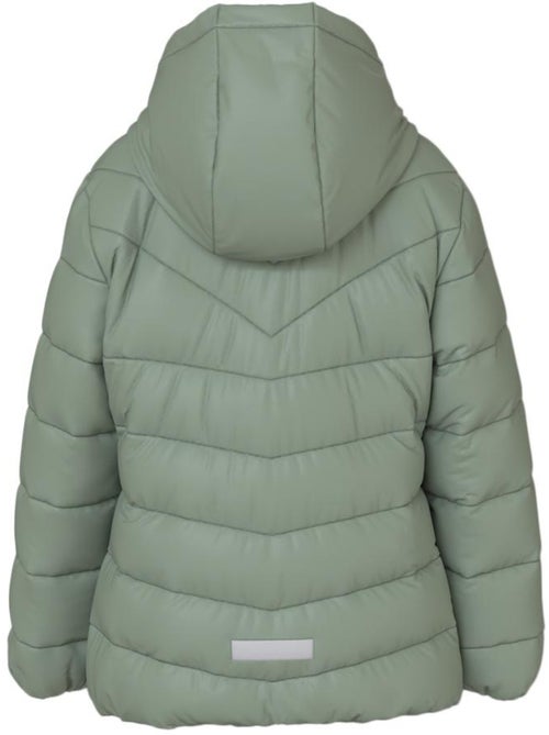 Casaco Acolchoado Verde para Menina Name It Monay - Kiabi Casaco Acolchoado Verde para Menina Name It Monay - Kiabi