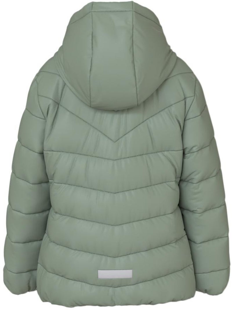 Casaco Acolchoado Verde para Menina Name It Monay Verde - Kiabi