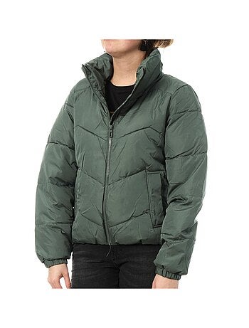 Casaco Acolchoado Feminino Vero Moda Ligario Azul-Marinho