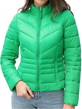 Casaco Acolchoado Verde Vero Moda Soraya para Mulher