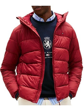 Casaco Acolchoado Vermelho Tommy Hilfiger para Homem