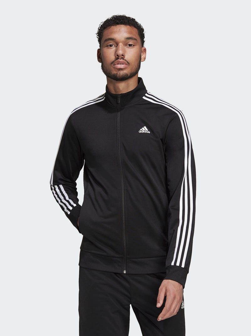 Casaco 'Adidas' com gola subida PRETO - Kiabi