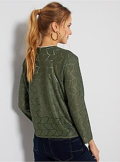 Casaco ajurado 'JDY' - Kiabi