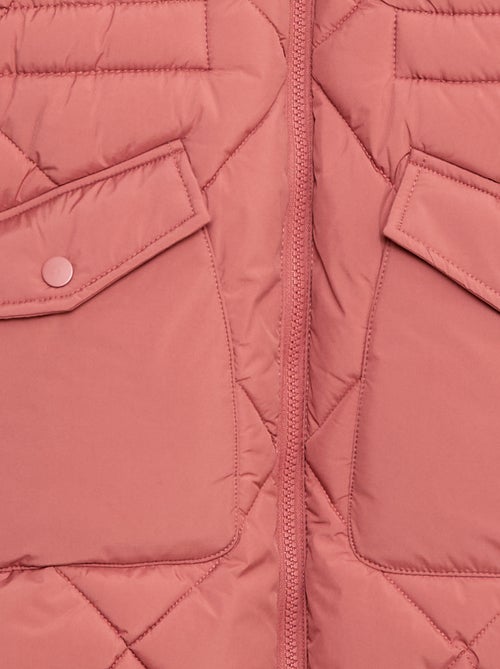 Casaco almofadado comprido quente e impermeável - Kiabi