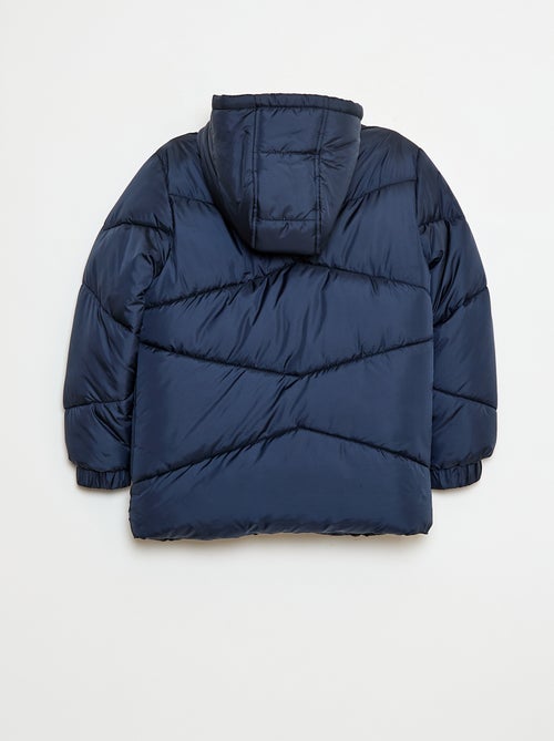 Casaco almofadado impermeável com capuz - Kiabi