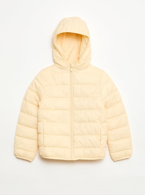Casaco almofadado leve com capuz - Kiabi
