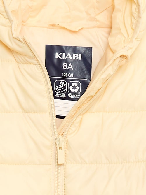 Casaco almofadado leve com capuz - Kiabi