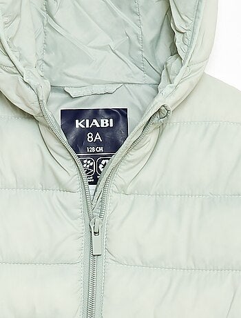 Casaco almofadado leve com capuz