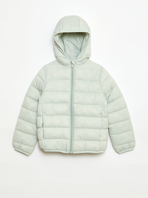 Casaco almofadado leve com capuz - Kiabi
