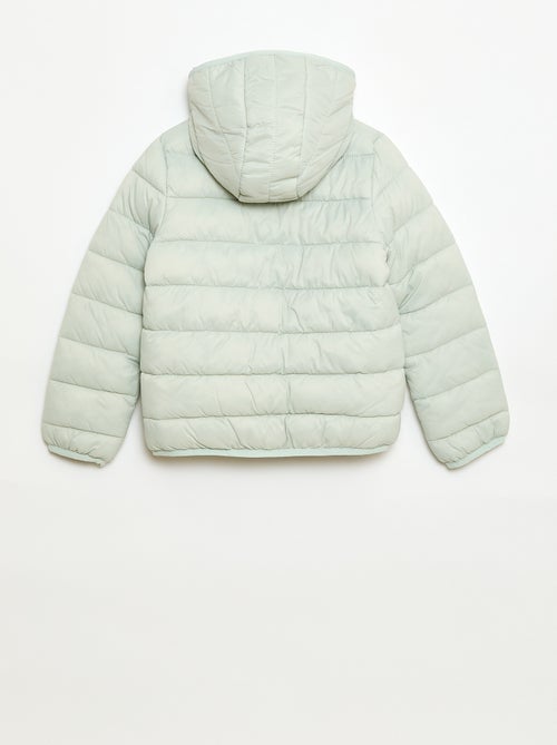Casaco almofadado leve com capuz - Kiabi
