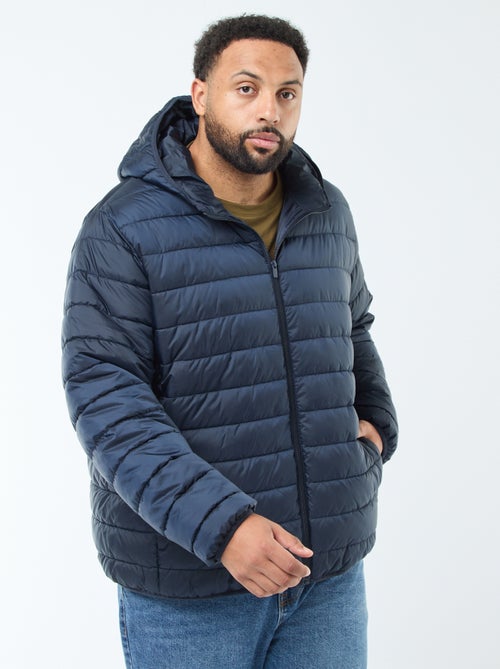 Casaco almofadado leve com capuz - Kiabi