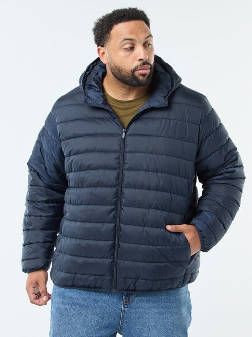 Casaco almofadado leve com capuz - Kiabi