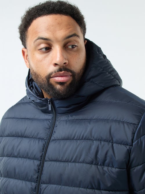 Casaco almofadado leve com capuz - Kiabi