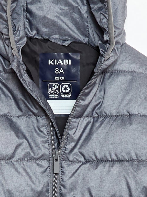 Casaco almofadado leve com capuz - Kiabi