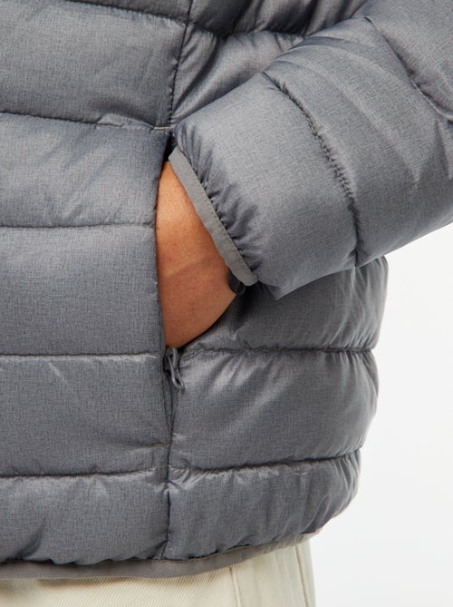 Casaco almofadado leve com capuz - Kiabi