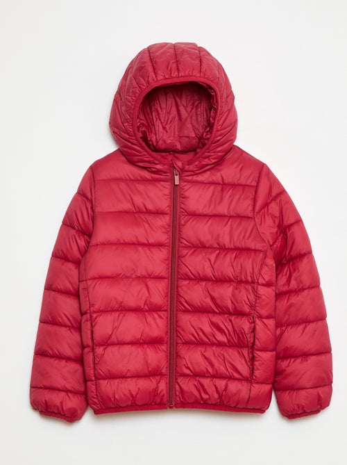 Casaco almofadado leve com capuz - Kiabi Casaco almofadado leve com capuz - Kiabi