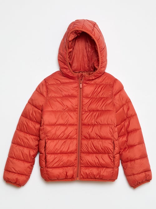 Casaco almofadado leve com capuz - Kiabi