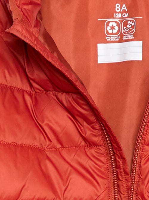 Casaco almofadado leve com capuz - Kiabi