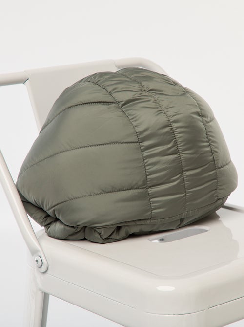 Casaco almofadado leve com capuz liso - Kiabi