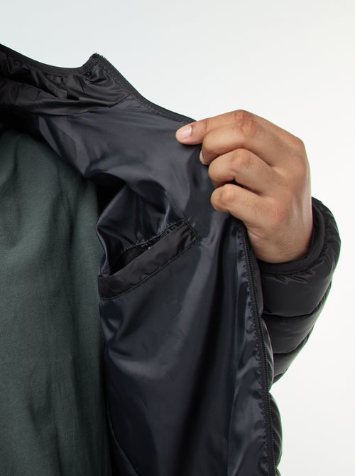 Casaco almofadado leve com capuz - Kiabi