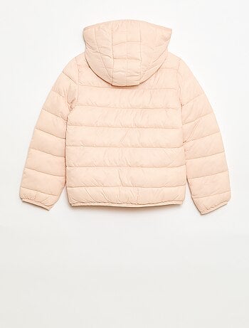 Casaco almofadado leve com capuz
