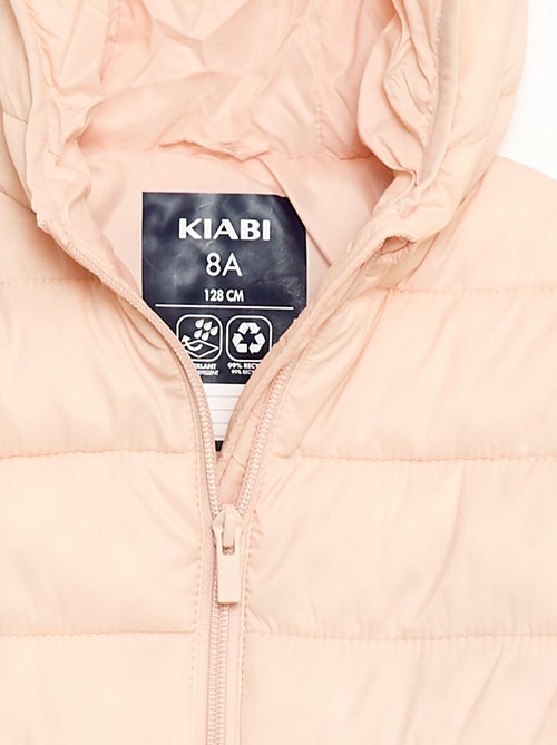 Casaco almofadado leve com capuz - Kiabi