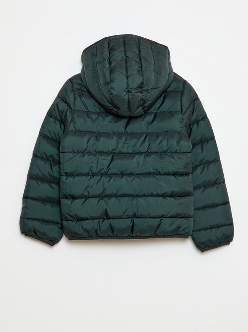 Casaco almofadado leve com capuz - Kiabi