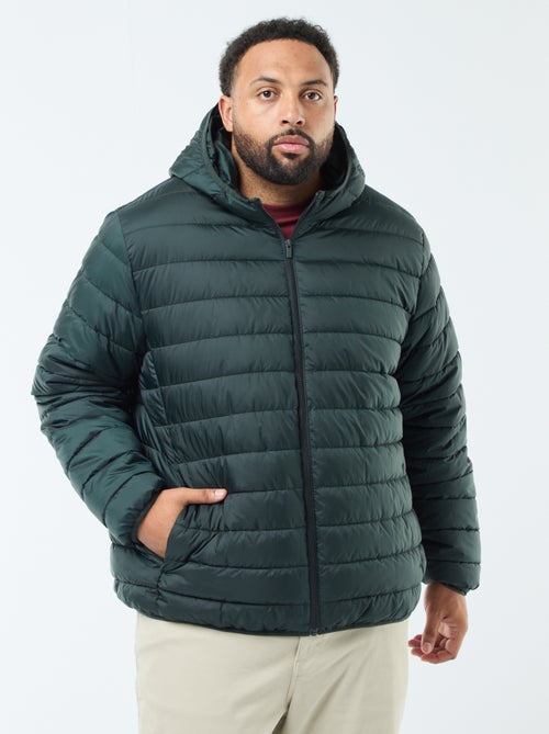 Casaco almofadado leve com capuz - Kiabi