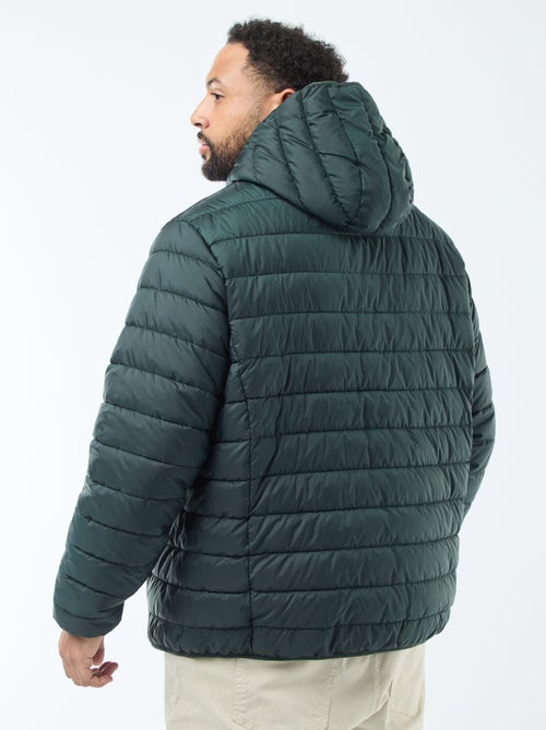 Casaco almofadado leve com capuz - Kiabi