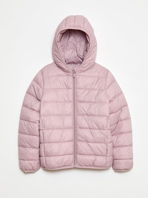 Casaco almofadado leve com capuz - Kiabi