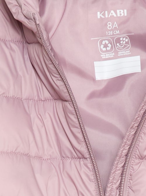 Casaco almofadado leve com capuz - Kiabi