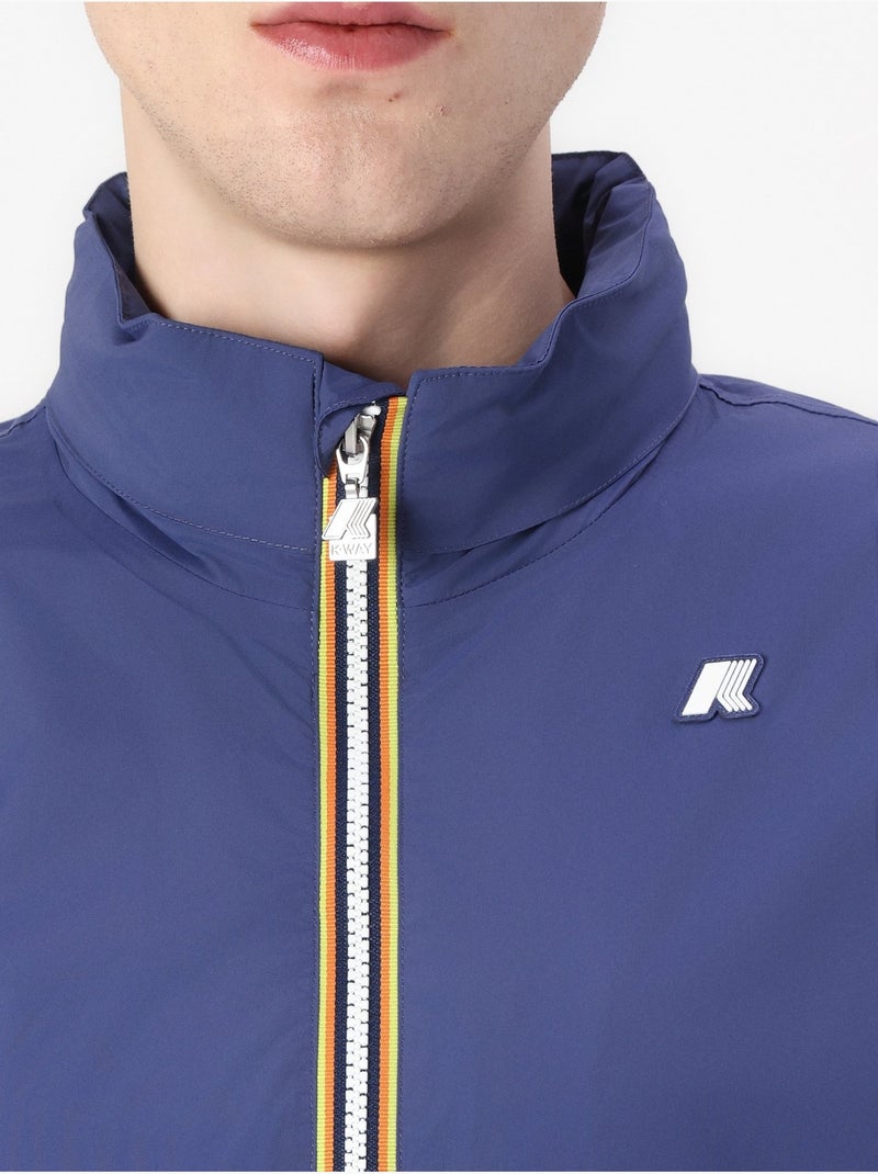Casaco Amaury em nylon elástico - K-Way Azul - Kiabi