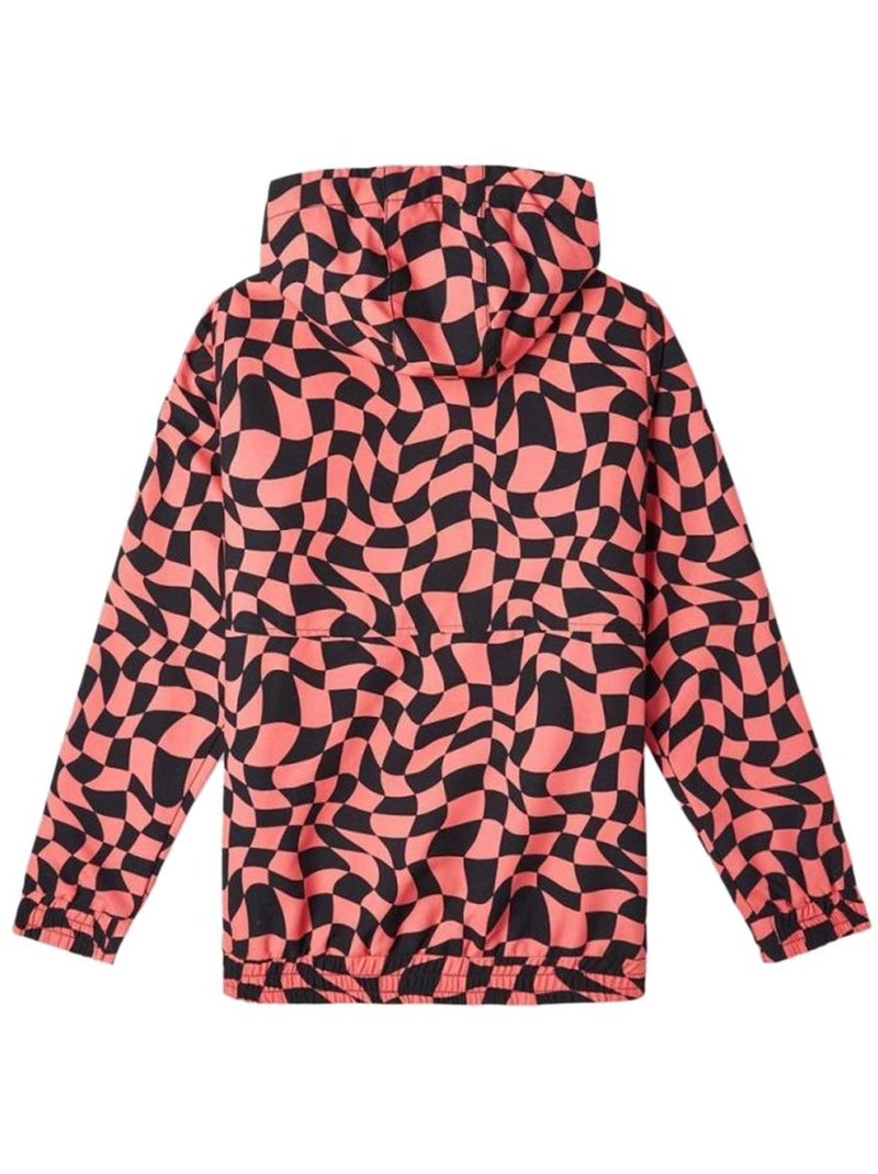 Casaco Anorak O'Neill Ridge para Menina Preto/Rosa Preto - Kiabi