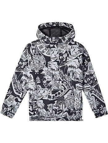 Casaco anorak o'neill rutile para menino cinzento/preto