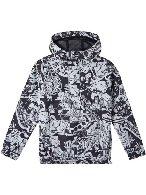 Casaco Anorak O'Neill Rutile para Menino Cinzento/Preto - Kiabi