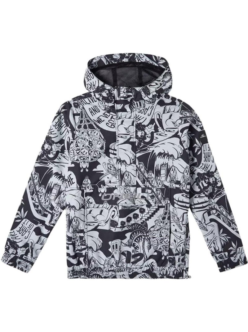 Casaco Anorak O'Neill Rutile para Menino Cinzento/Preto Preto - Kiabi