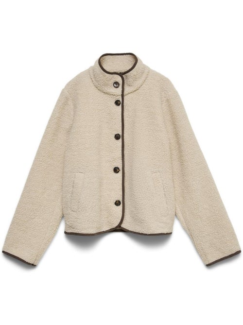 Casaco bege feminino vero moda cleo - Kiabi Casaco bege feminino vero moda cleo - Kiabi