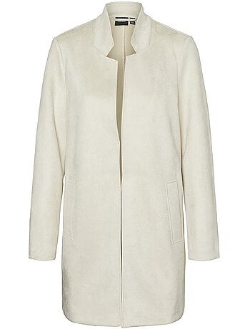 Casaco bege feminino vero moda josefreja