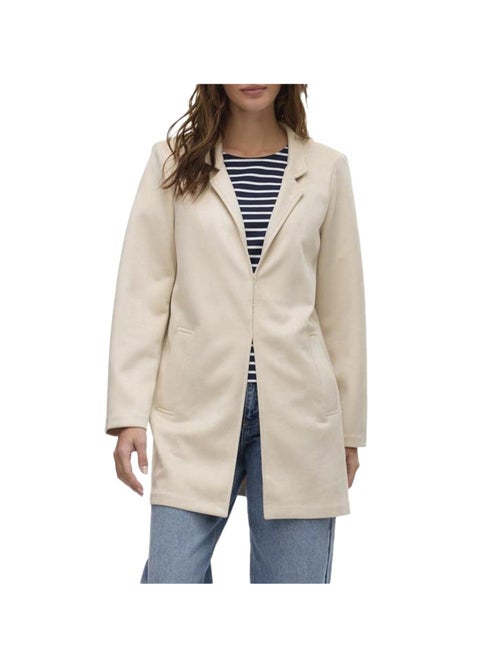 Casaco Bege Feminino Vero Moda Josefreja - Kiabi Casaco Bege Feminino Vero Moda Josefreja - Kiabi